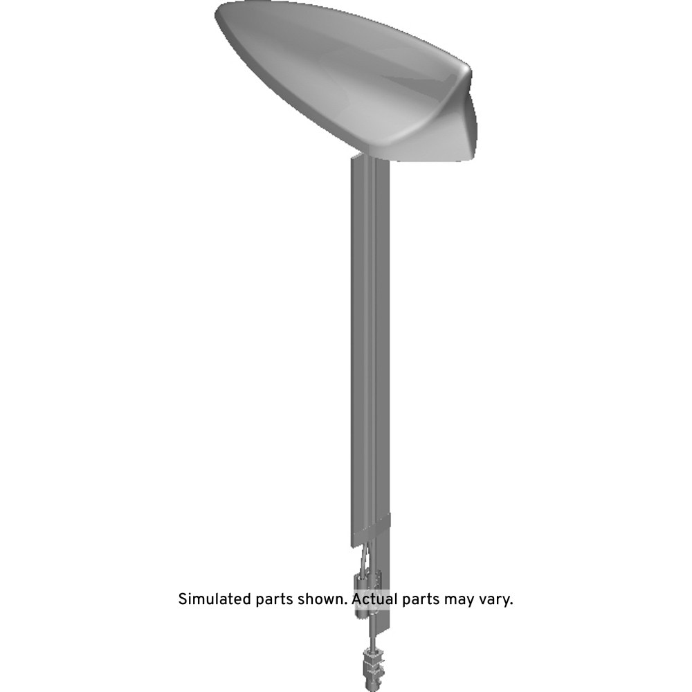 GM Genuine Parts Black-Meet-Kettle Metallic High Frequency Antenna