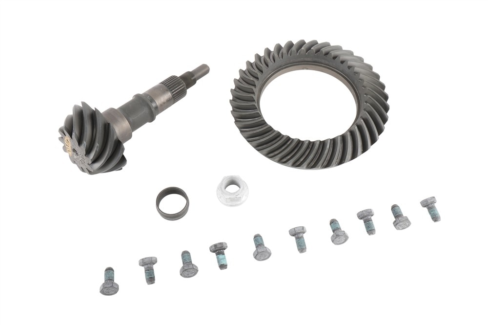 GM Genuine Parts Differential Ring and Pinion Gear Kit with Spacer, Nut, and Bolts