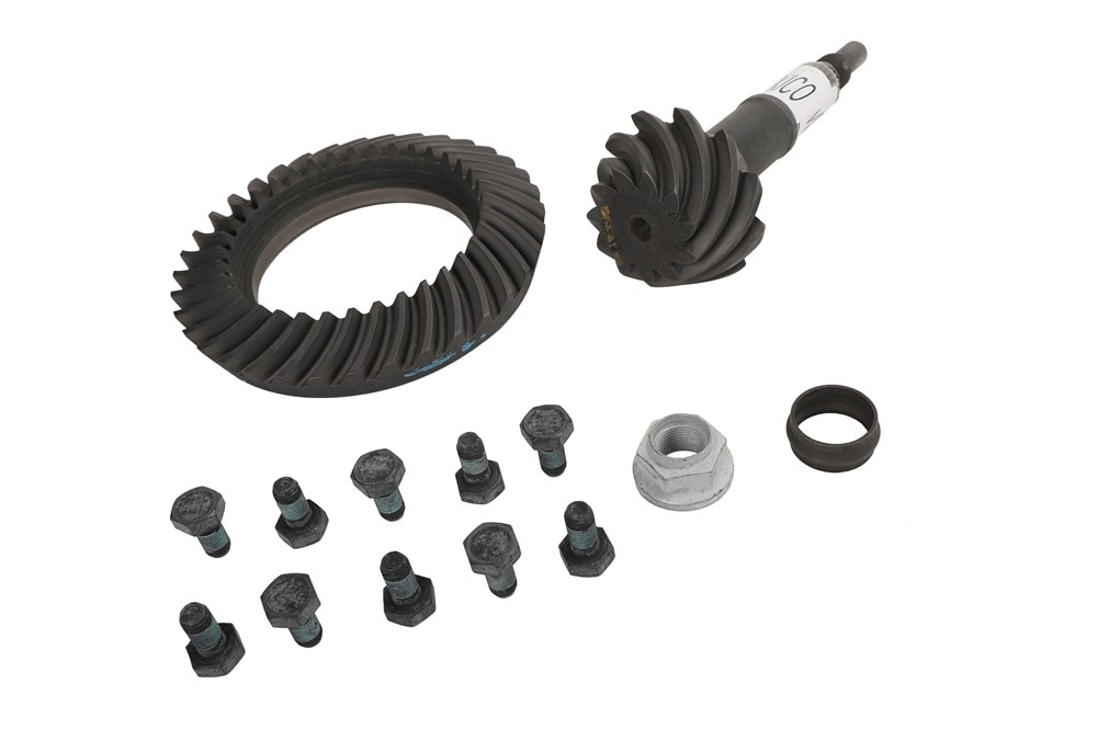 GM Genuine Parts Differential Ring and Pinion Gear Kit with Spacer, Nut, and Bolts