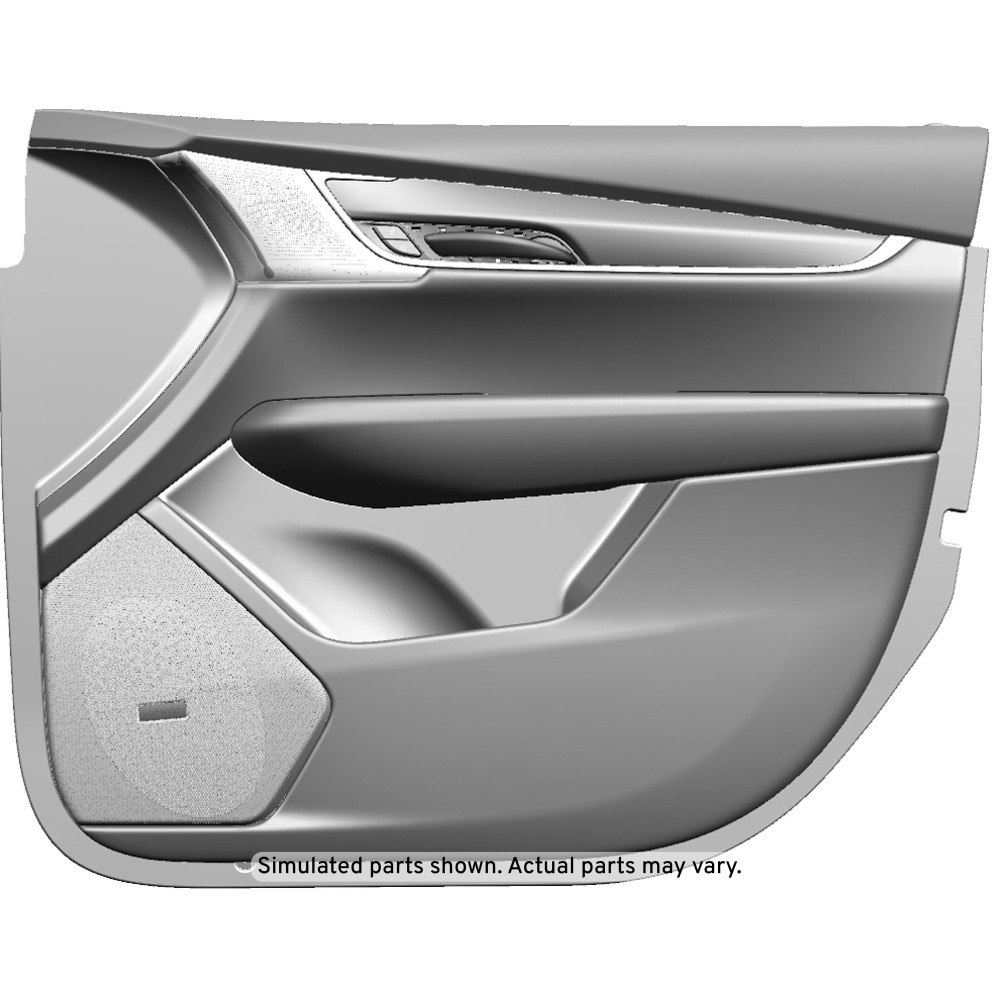 GM Genuine Parts Jet Black Front Passenger Side Door Trim