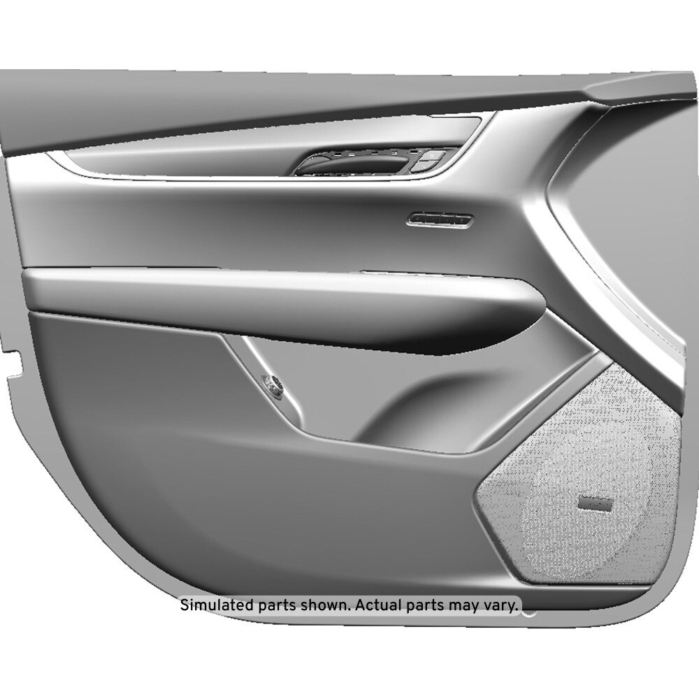 GM Genuine Parts Black Front Driver Side Door Trim