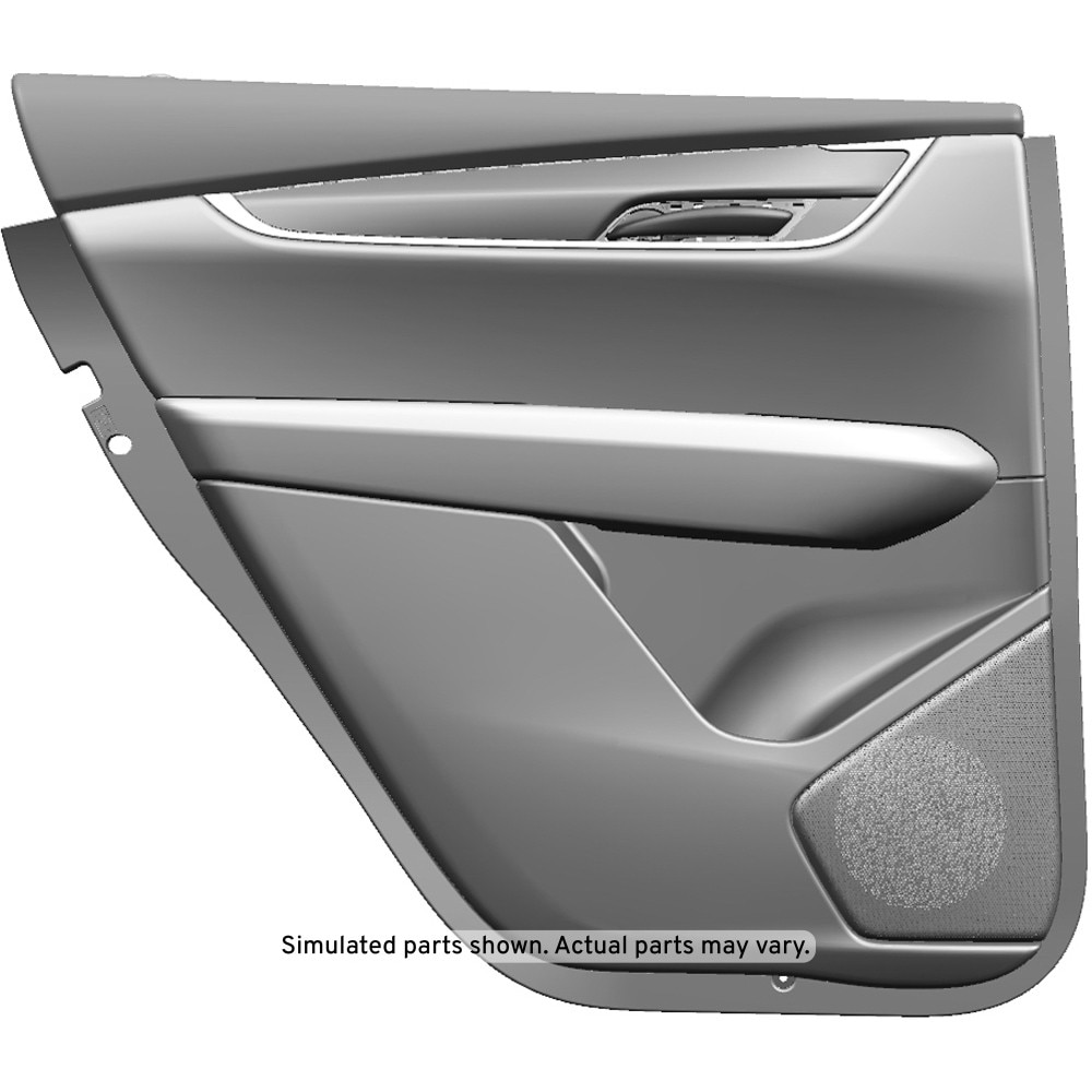 GM Genuine Parts Black Rear Driver Side Door Trim