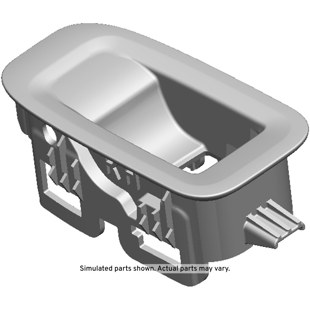 GM Genuine Parts Black Rear Passenger Side Door Accessory Switch Mount Plate