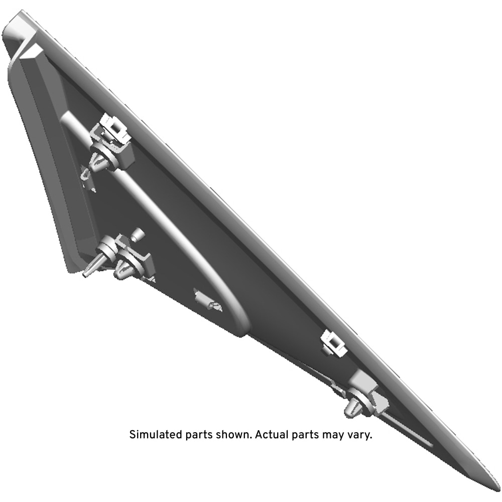 GM Genuine Parts Body Passenger Side Upper Rear Applique