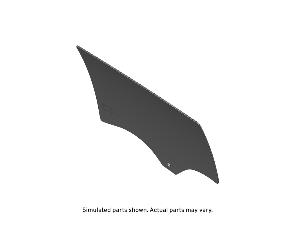 GM Genuine Parts Rear Passenger Side Door Window