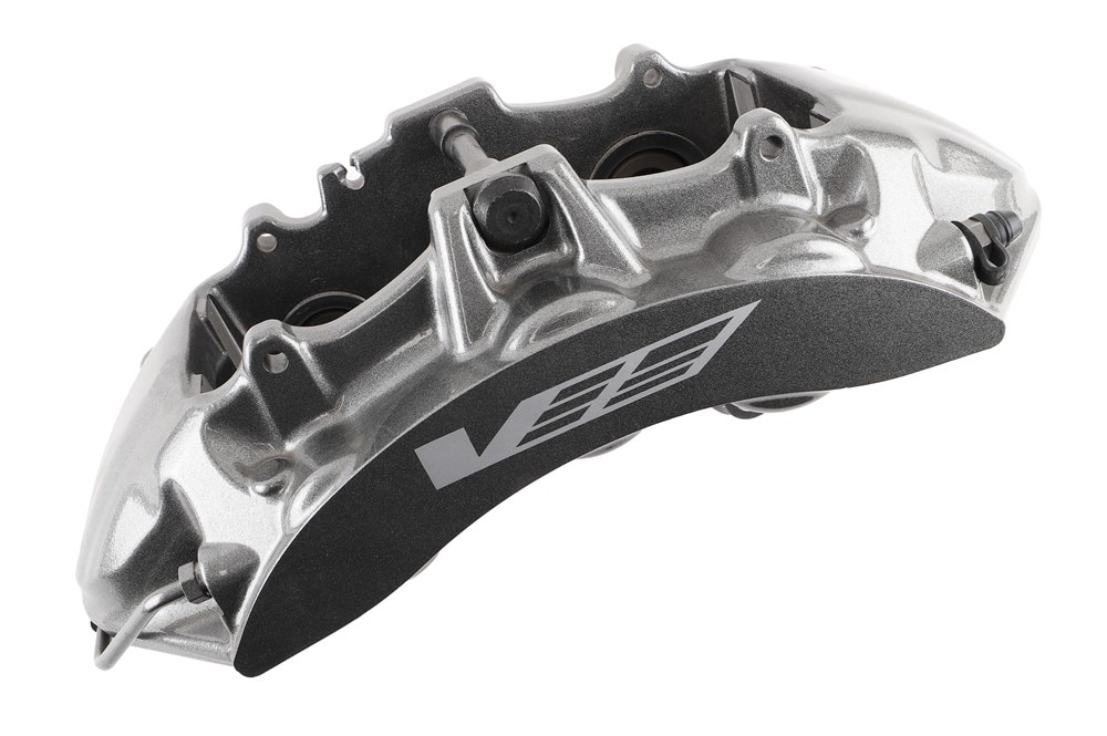 GM Genuine Parts Gunmetal Front Passenger Side Brake Caliper without Pads and Bracket