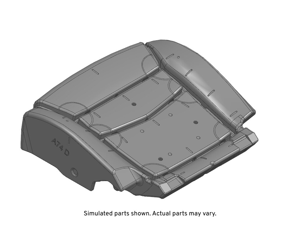 GM Genuine Parts Rear Passenger Side Seat Cushion Pad