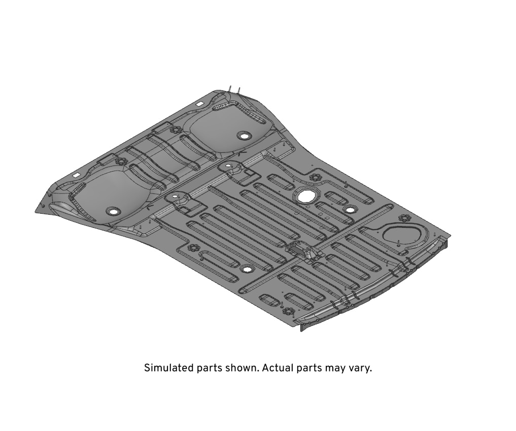 GM Genuine Parts Rear Floor Panel