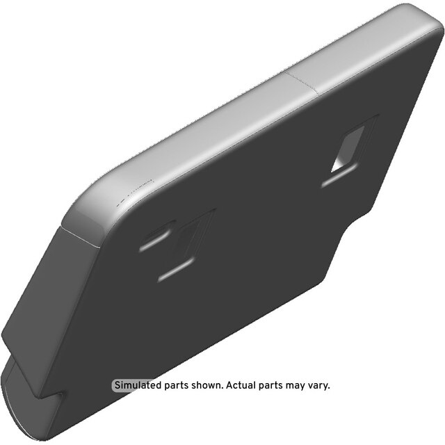 GM Genuine Parts Galvanized Cool Driver Side 3rd Row Seat Back Cover