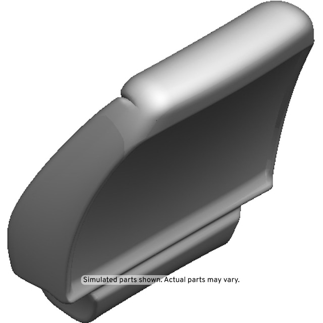 GM Genuine Parts Black Front Passenger Side Seat Back Cover