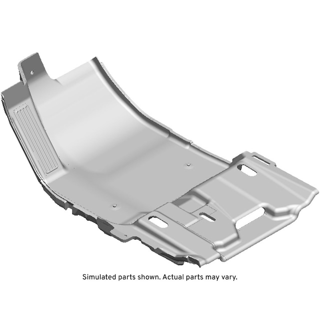GM Genuine Parts Black Front Driver Side Floor Panel Carpet