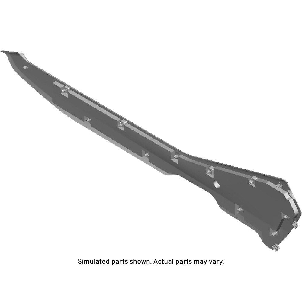 GM Genuine Parts Gasoline Int Front Floor Console Passenger Side Extension Panel