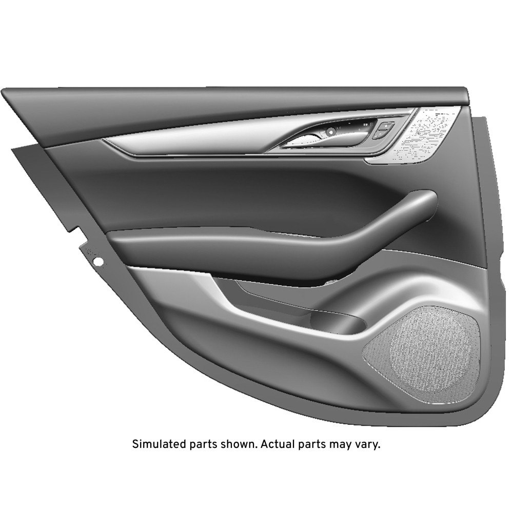 GM Genuine Parts Vanilla Rear Driver Side Door Trim