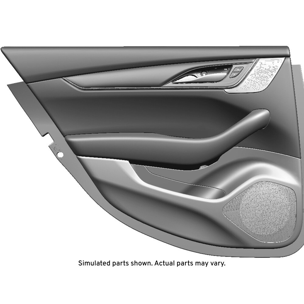 GM Genuine Parts Sedona Sauvage Rear Driver Side Door Trim