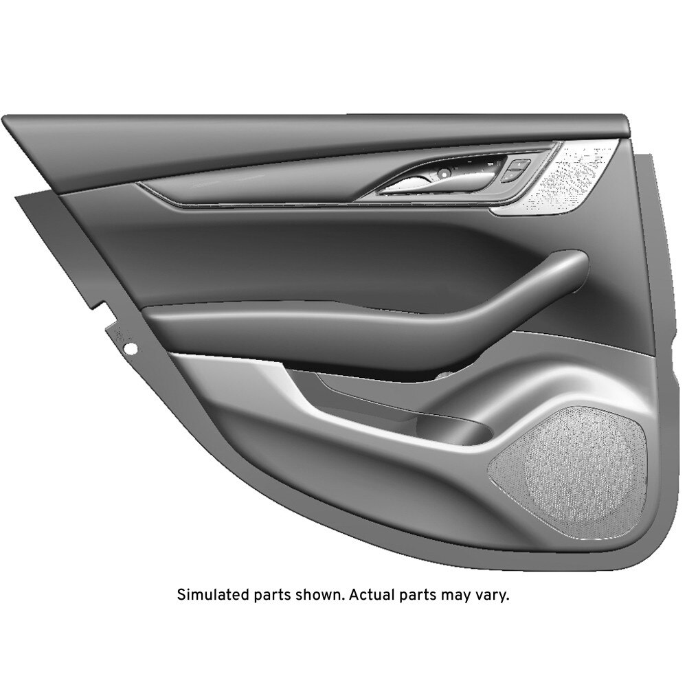 GM Genuine Parts Maple Sugar Rear Driver Side Door Trim