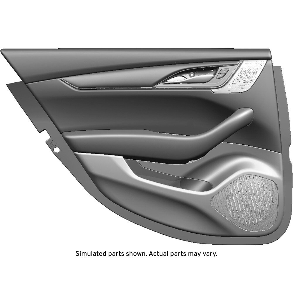 GM Genuine Parts Beige Rear Driver Side Door Trim
