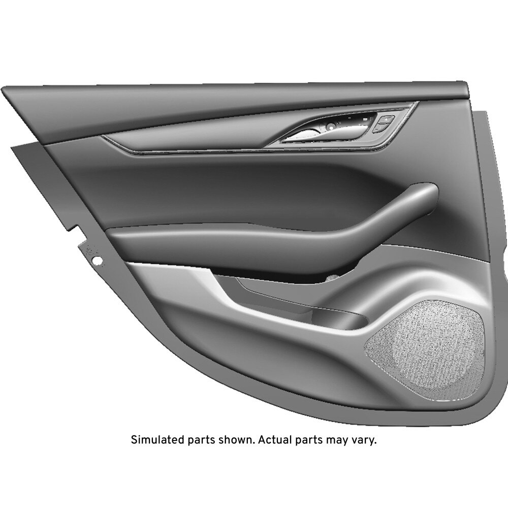 GM Genuine Parts Beige Rear Driver Side Door Trim