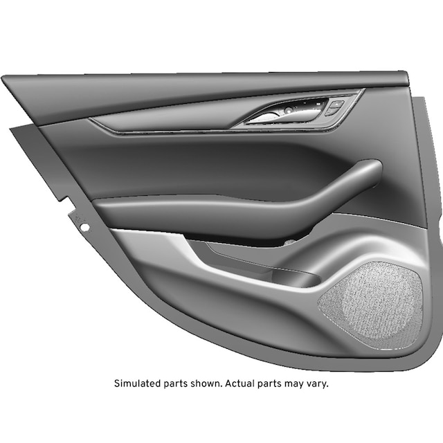 GM Genuine Parts Beige Rear Driver Side Door Trim