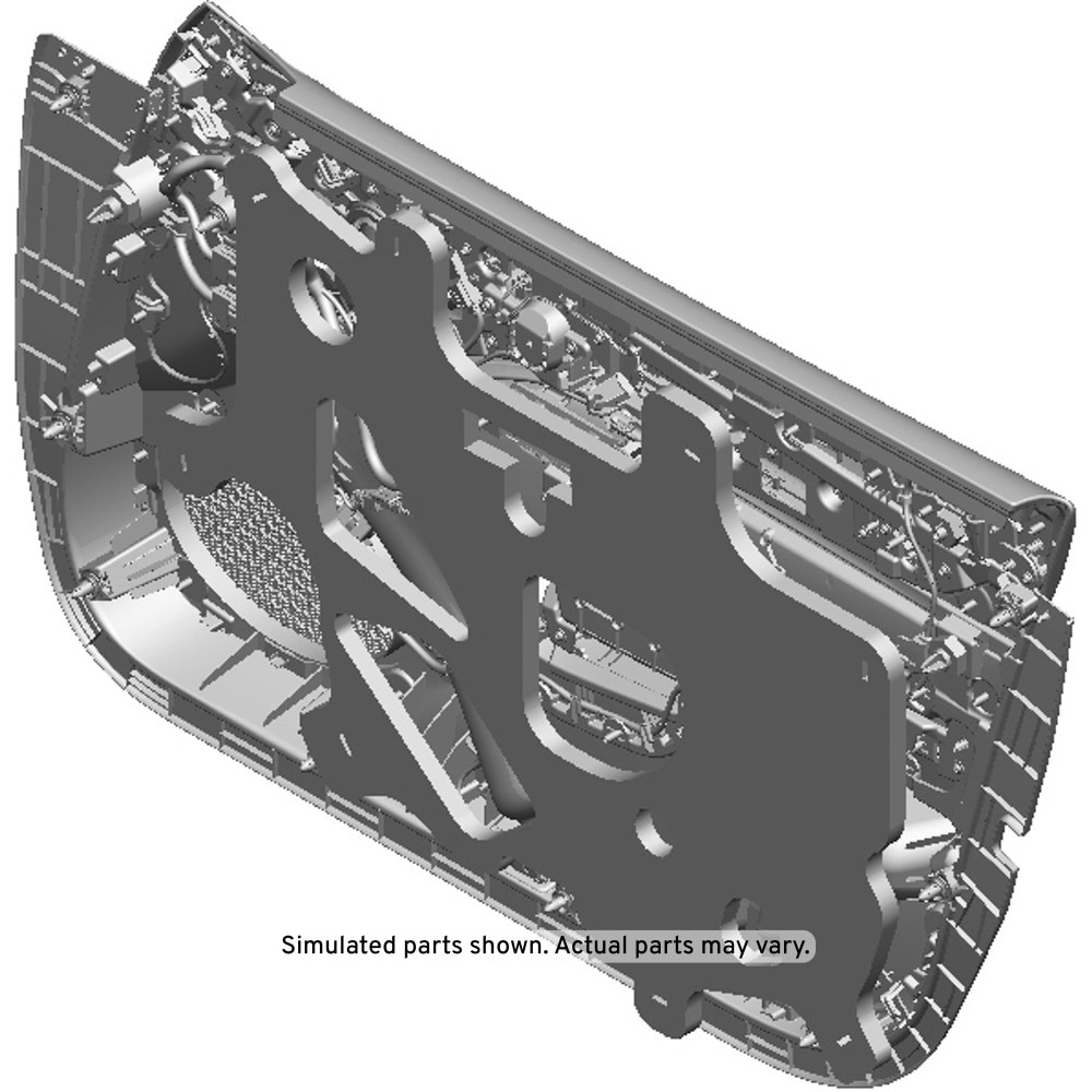 GM Genuine Parts Black Front Driver Side Door Trim