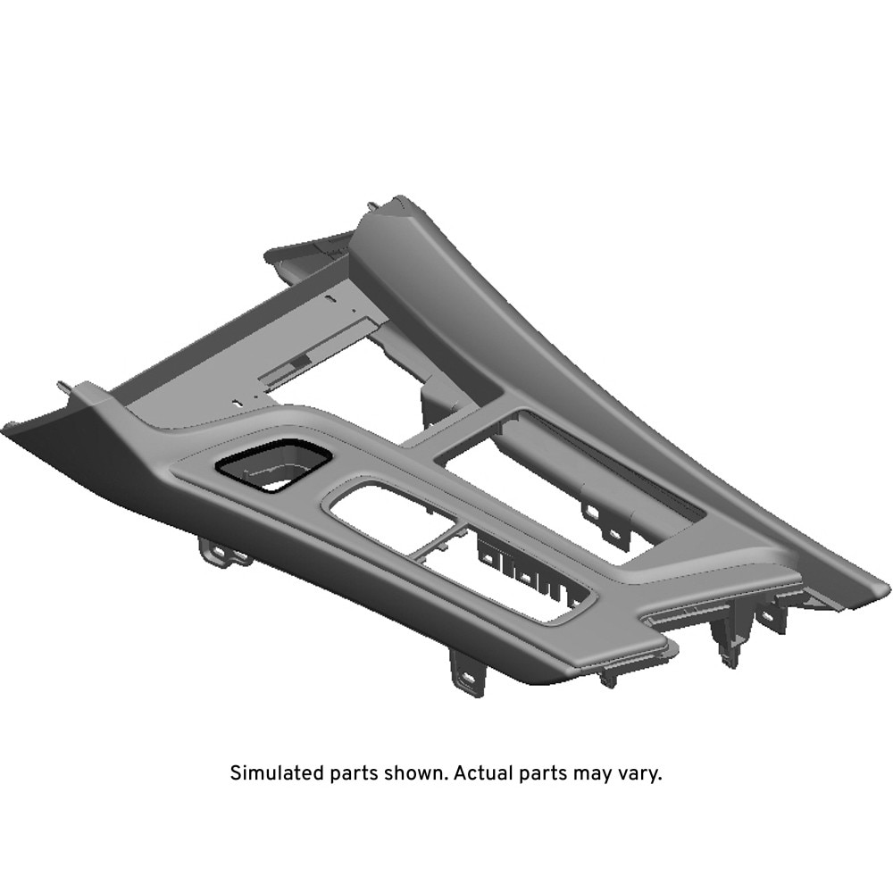 GM Genuine Parts Mink Front Floor Console Trim Plate