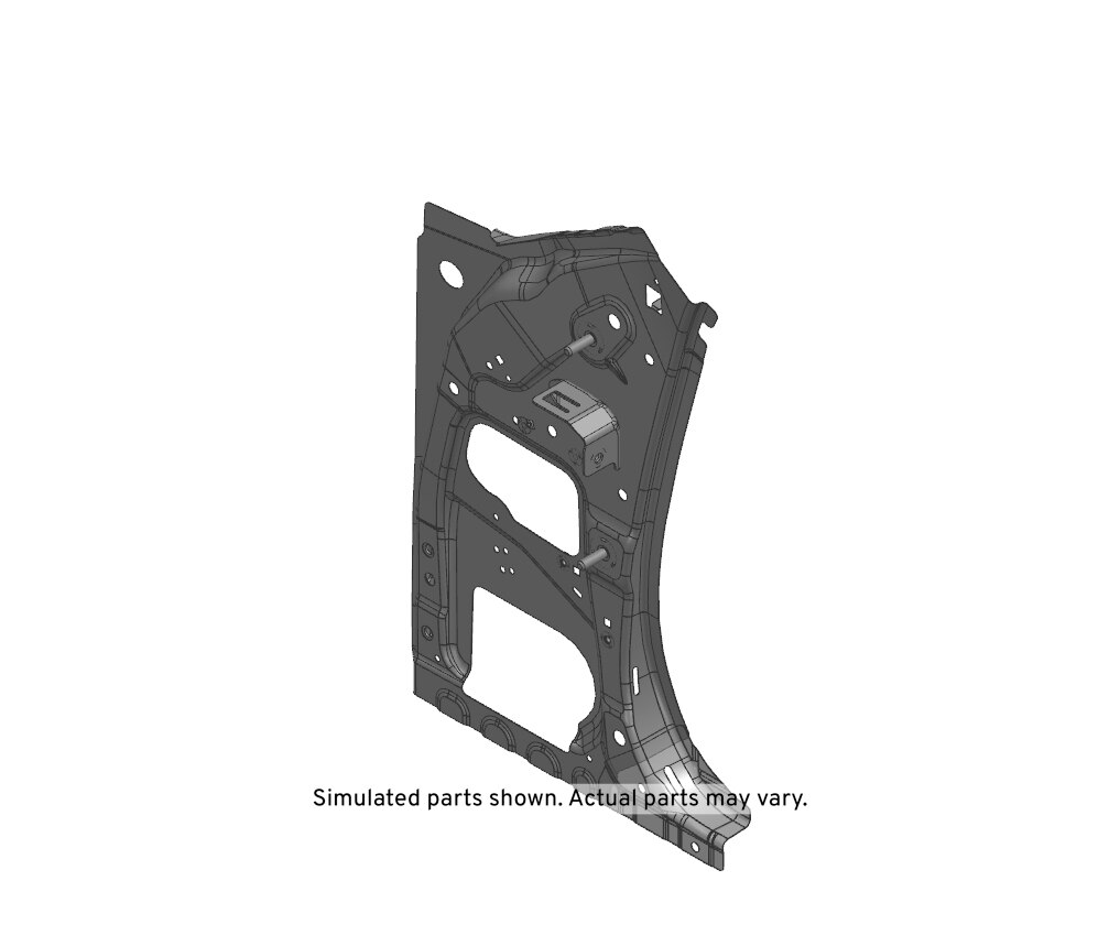 GM Genuine Parts Passenger Side A-Pillar Inner Panel