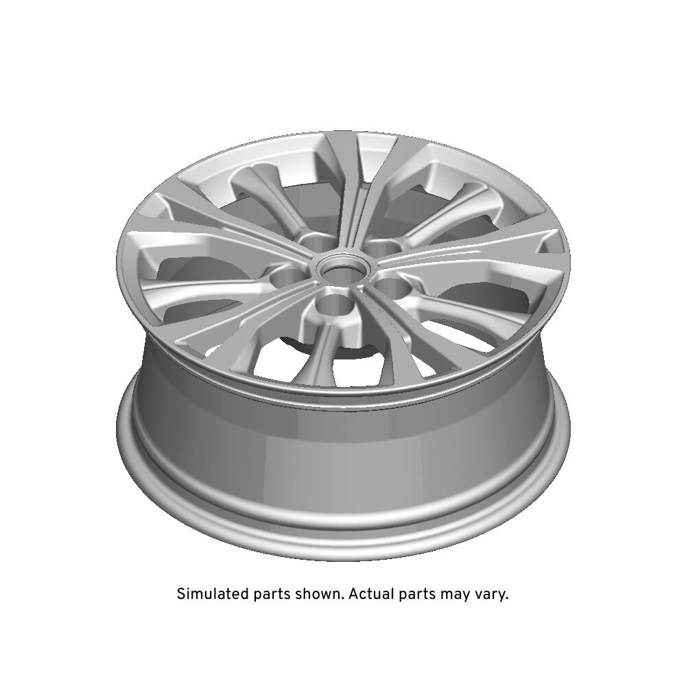 GM Genuine Parts 18x8in Aluminum Front and Rear Wheel