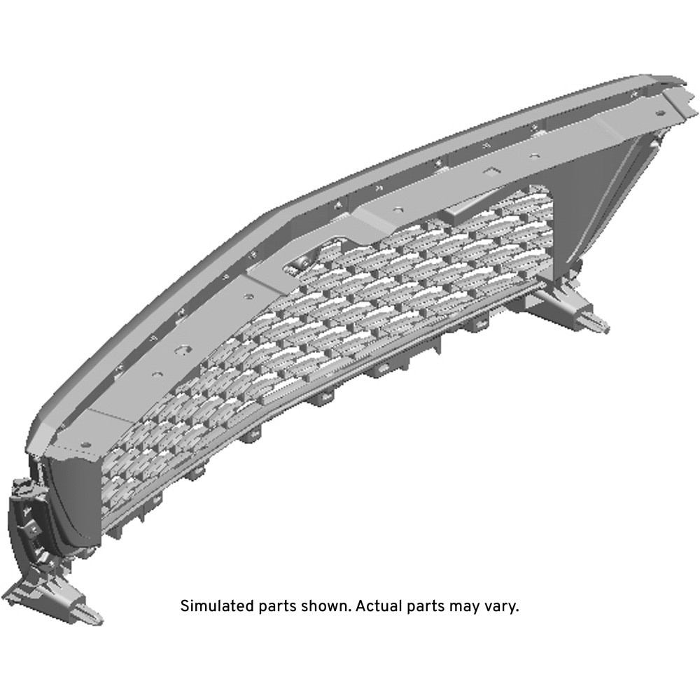 GM Genuine Parts Silver Front Grille