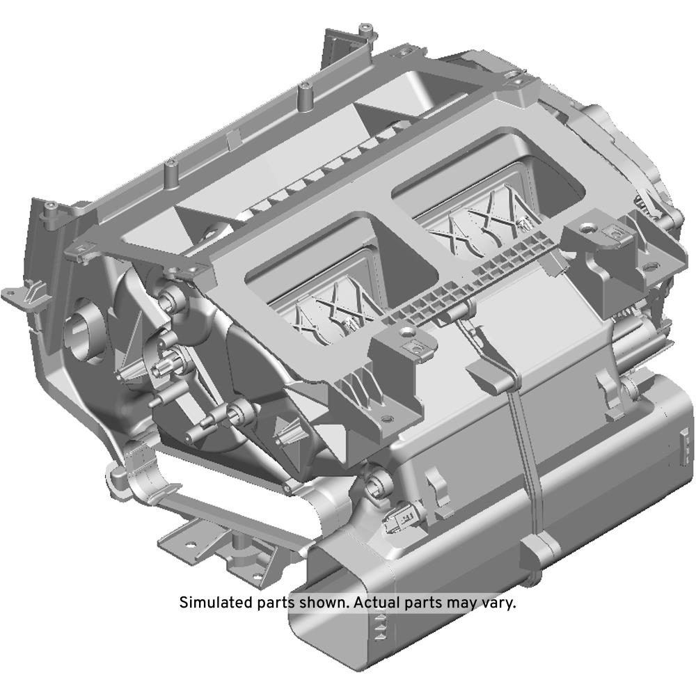 GM Genuine Parts Air Conditioning Evaporator and Blower Case