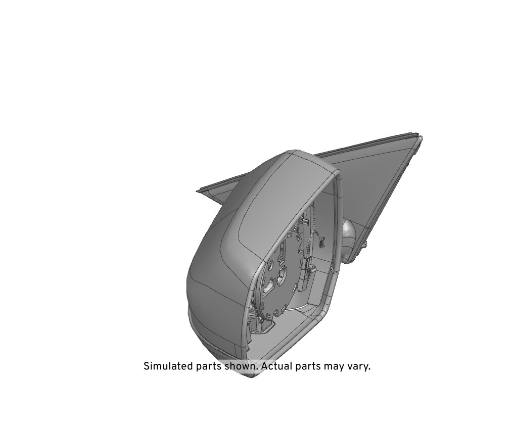 GM Genuine Parts Driver Side Door Mirror Housing