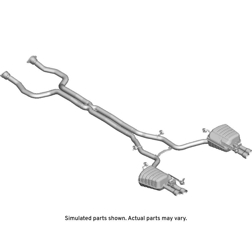 GM Genuine Parts Exhaust Muffler with Exhaust Pipe