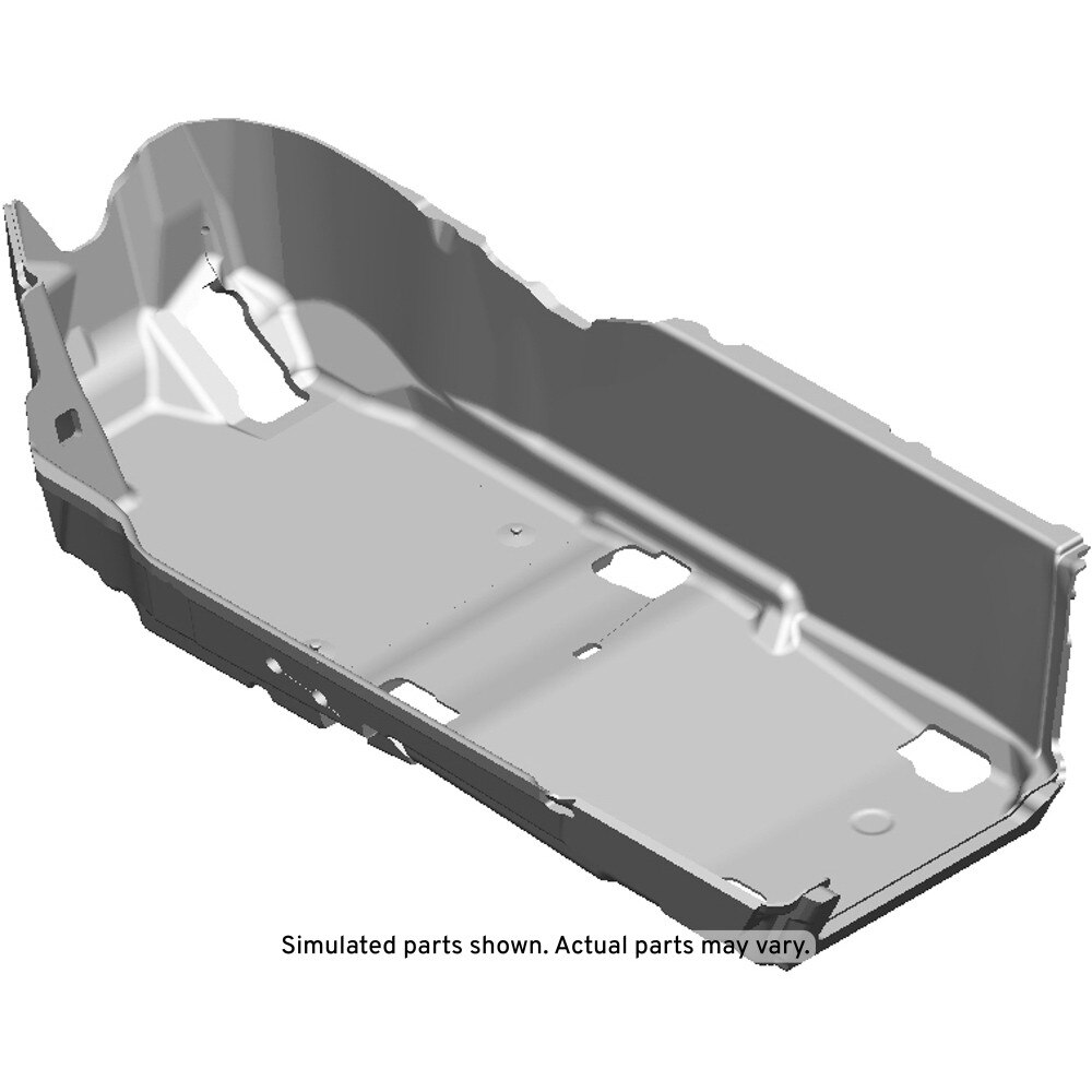 GM Genuine Parts Red Front Driver Side Floor Panel Carpet
