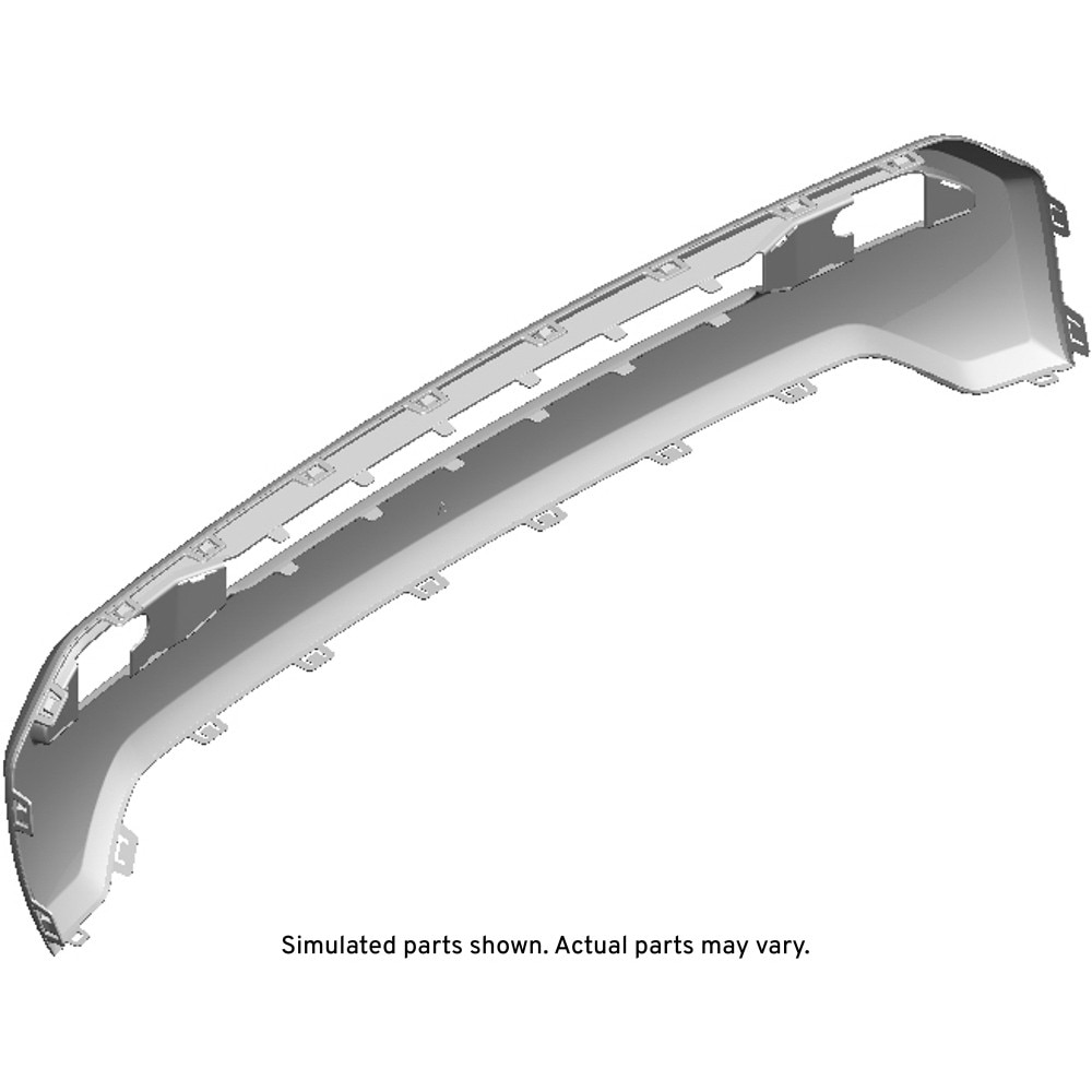 GM Genuine Parts Primed Front Bumper Fascia Skid Plate