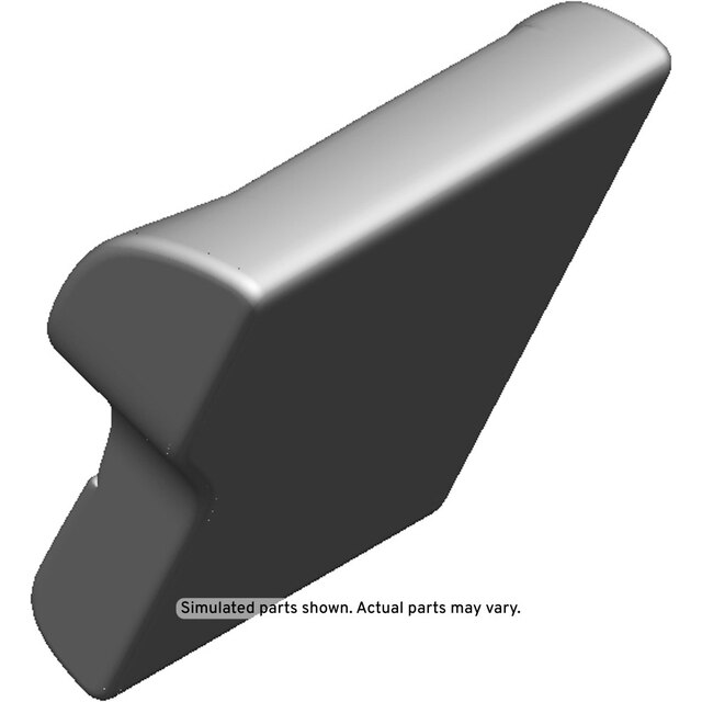 GM Genuine Parts Black/Cinnamon Rear Driver Side Seat Back Cover