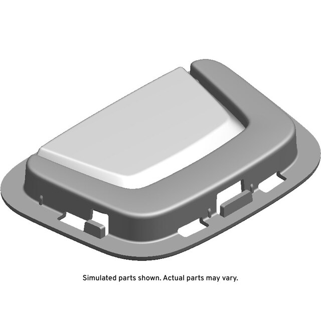 GM Genuine Parts Black Rear Compartment Floor Panel Trim Handle