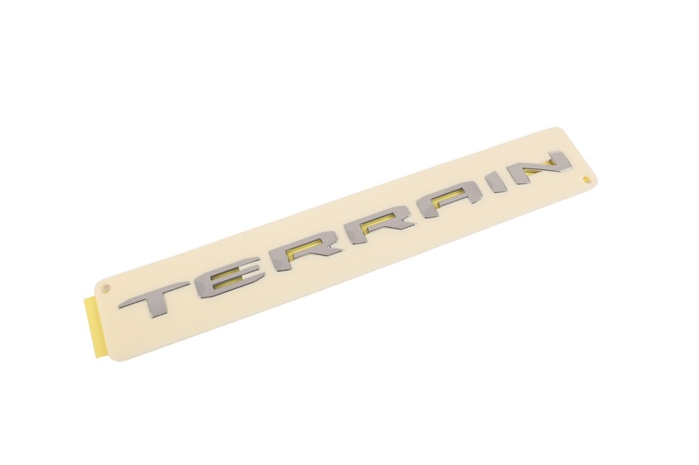 GM Genuine Parts Exterior bright Chrome Multi-Purpose Name Plate