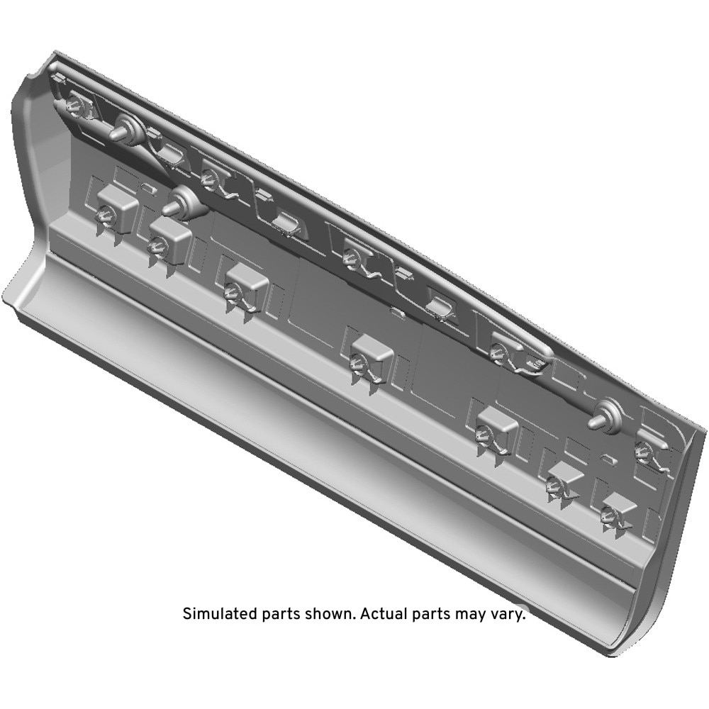 GM Genuine Parts Primed Rear Side Door Lower Molding