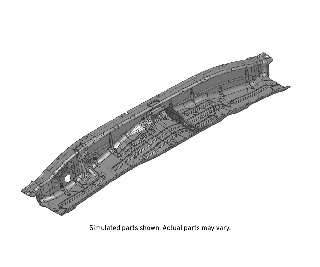 GM Genuine Parts Plenum Front Panel Outer Reinforcement