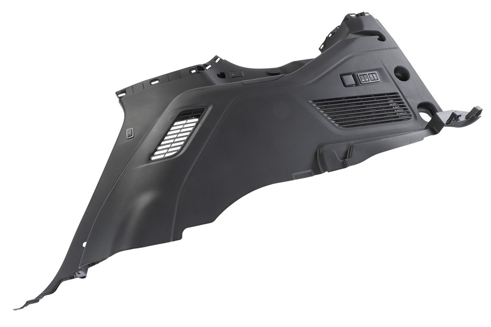 GM Genuine Parts Black Passenger Side Quarter Lower Rear Trim Panel