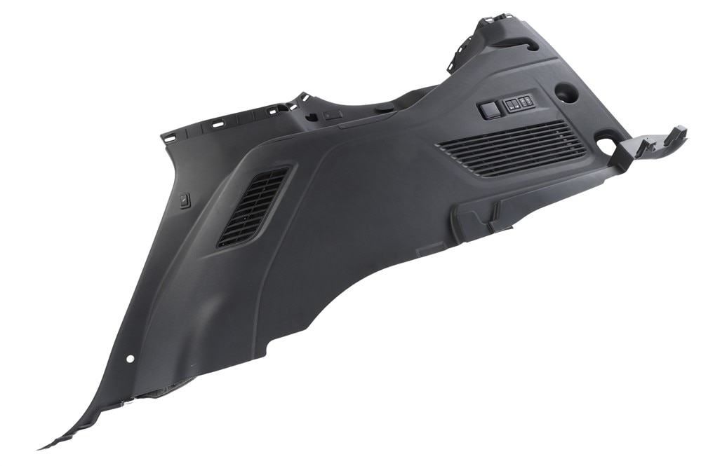 GM Genuine Parts Black Passenger Side Quarter Lower Rear Trim Panel