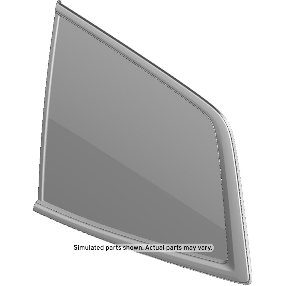 GM Genuine Parts Black Driver Side Quarter Window