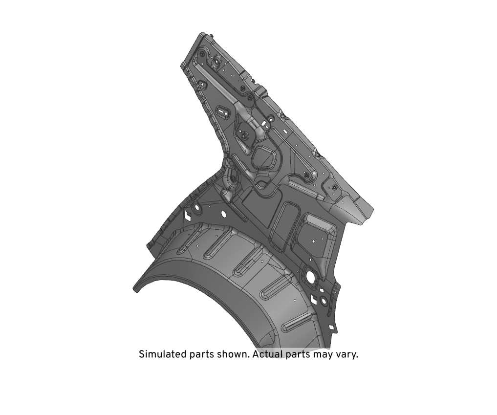 GM Genuine Parts Driver Side Quarter Inner Panel
