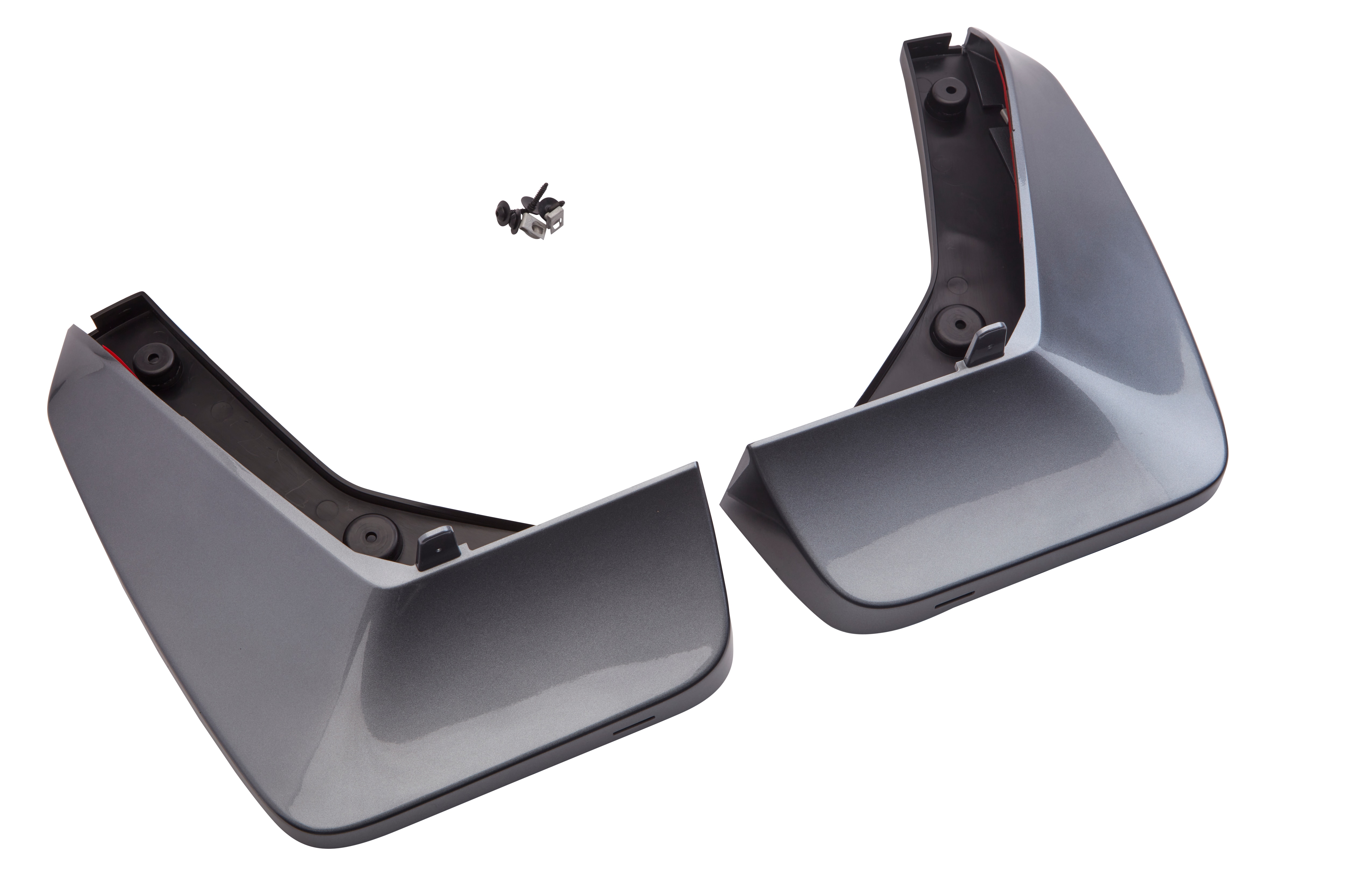 Rear Splash Guards in Satin Steel Metallic