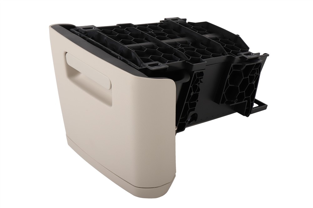 GM Genuine Parts Beige Front Floor Console Rear Compartment