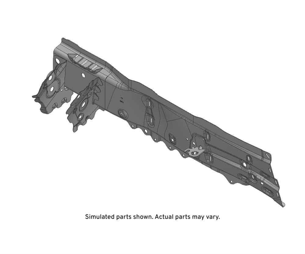 GM Genuine Parts Driver Side Front Compartment Side Rail