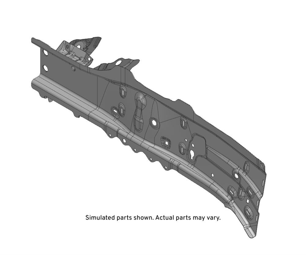 GM Genuine Parts Passenger Side Front Compartment Side Rail