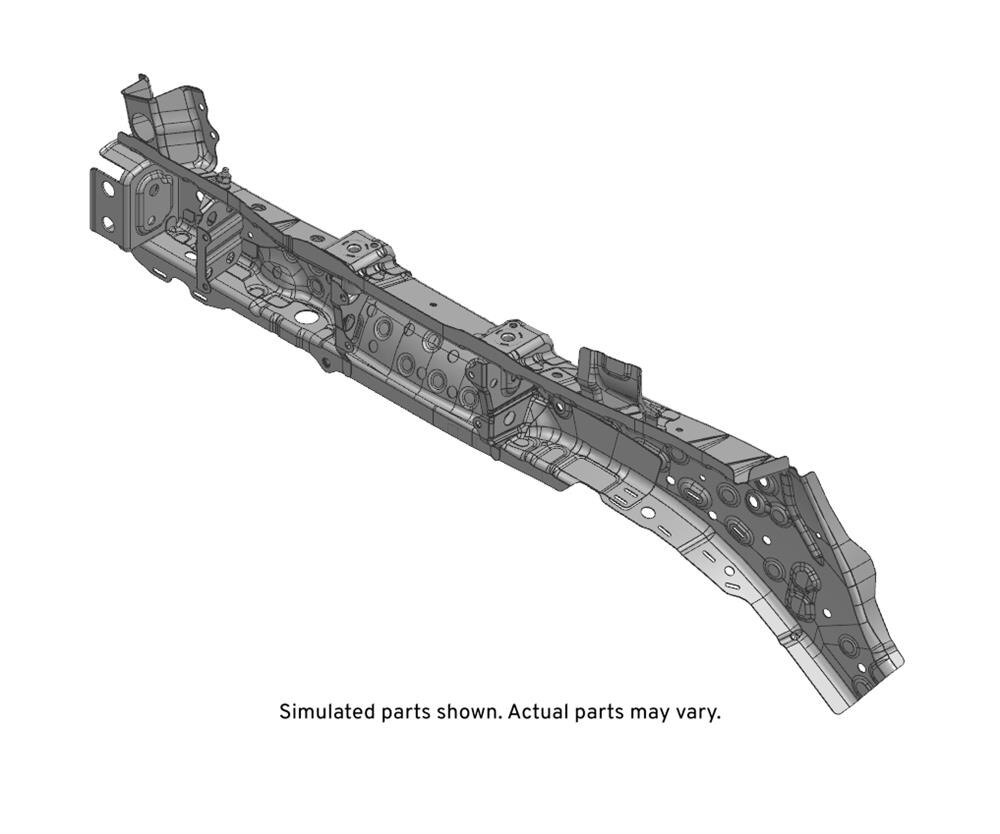 GM Genuine Parts Driver Side Front Compartment Side Rail