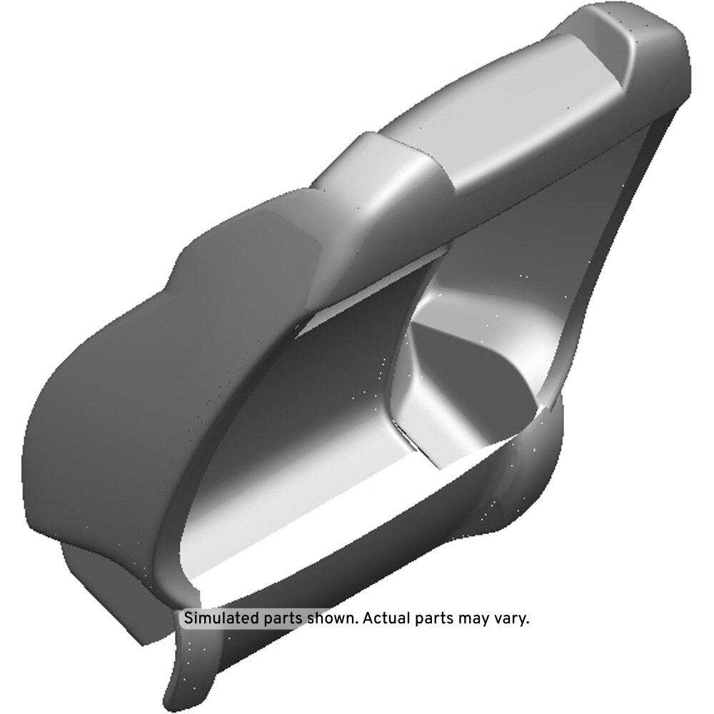 GM Genuine Parts Black Front Passenger Side Seat Back Cover