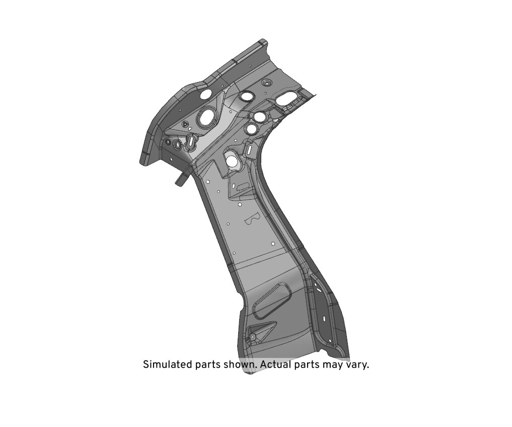 GM Genuine Parts Driver Side Back Body Pillar Inner Upper Panel