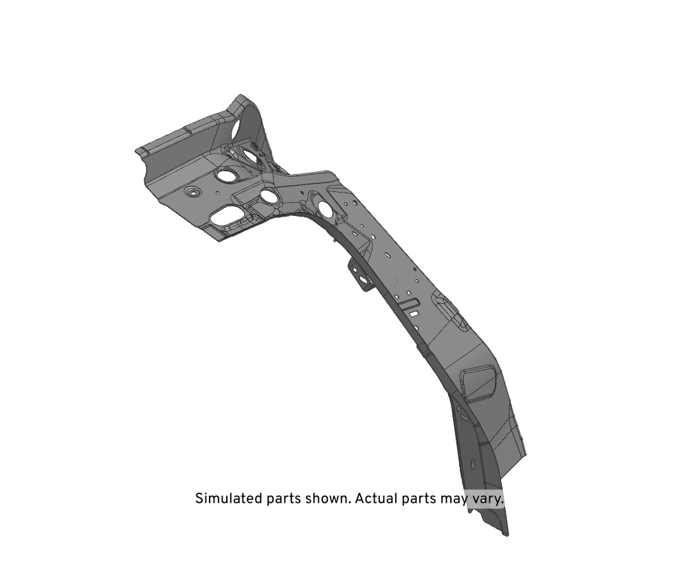GM Genuine Parts Passenger Side Back Body Pillar Inner Upper Panel
