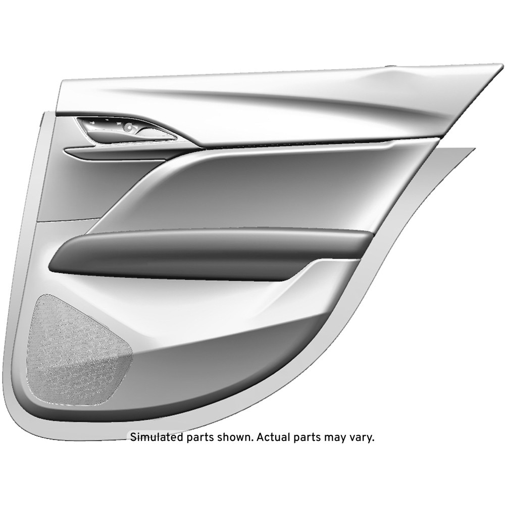 GM Genuine Parts Cinnamon Rear Passenger Side Door Trim